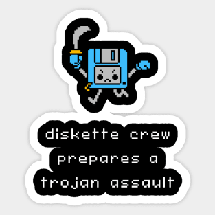 Unlikely Monsters - Diskette Crew Sticker